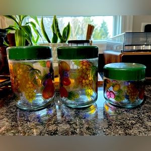 Vintage 70’s Cerve Storage Jars